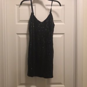 Sequence black dress